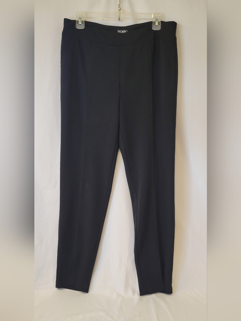 Soho Black Tailored Ponte Trousers